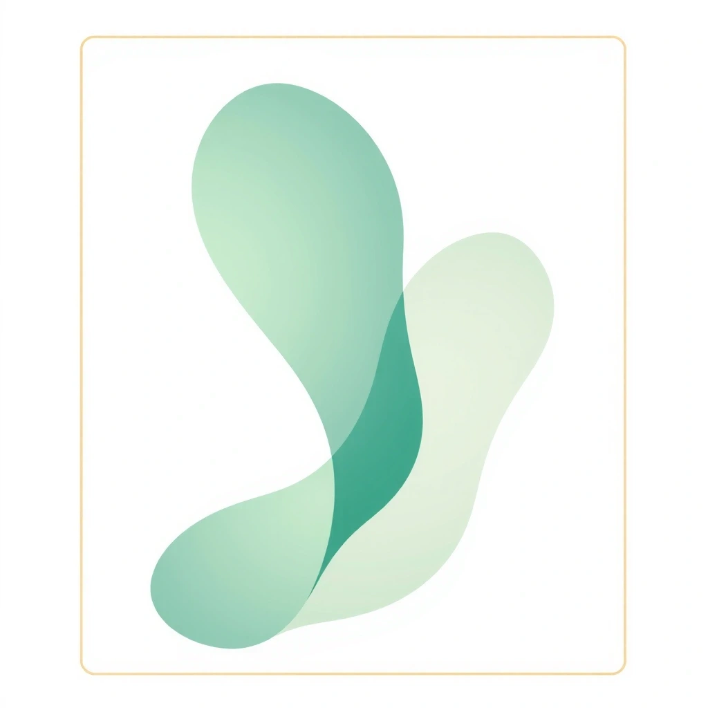 Abstract organic shapes